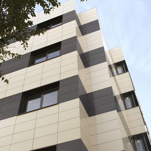 Bardage pour façade ventilée - FRONTEK : ARTICO - Greco Gres - en panneaux / en céramique / texturé