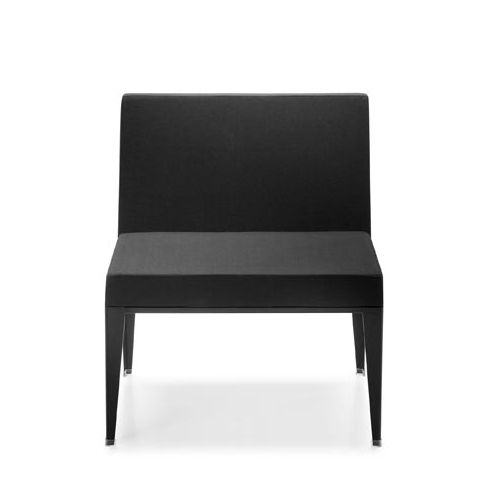 Chauffeuse contemporaine - CORNER - Forma 5 - en tissu / d'angle / grise