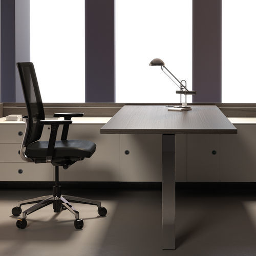 Fauteuil de bureau contemporain - 2K8 - Forma 5 - en résille / en mousse / en aluminium