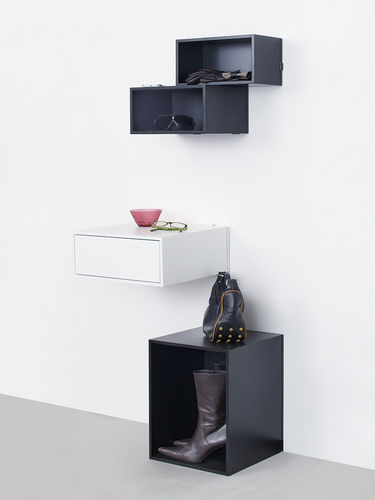 Porte-manteau mural - RK025 : black and white - Cubit - contemporain / en métal