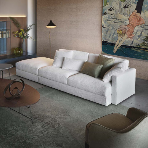 Canapé modulable - GLEE  - LEMA Home - contemporain / en tissu / en cuir