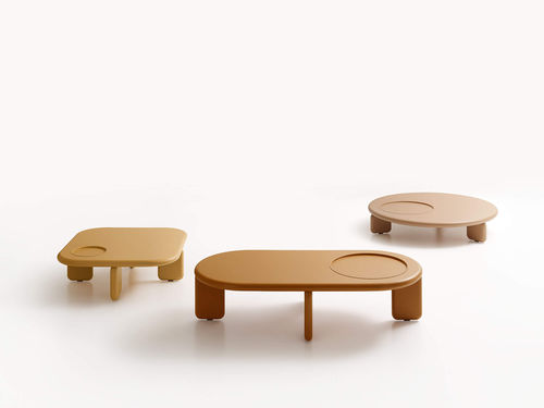 Table basse contemporaine - ORION - LEMA Home - en métal / avec piètement en métal / rectangulaire