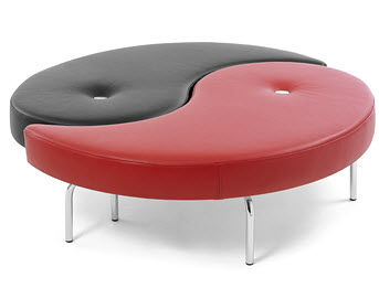 Banc design original - 2R YIN YANG - Getama Danmark - en cuir / modulaire