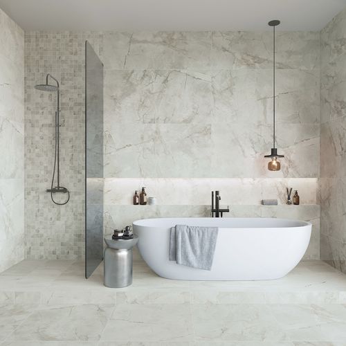 Carrelage en porcelaine - GRISEO - Recer - en quartzite / mat / d'intérieur