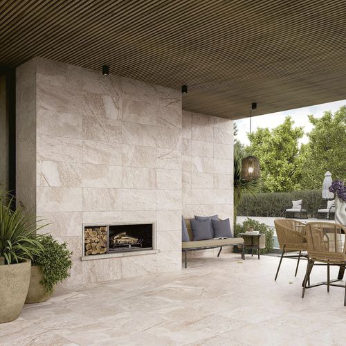 Carrelage en quartzite - PUKKA - Recer - en pierre naturelle / texturé / d'intérieur