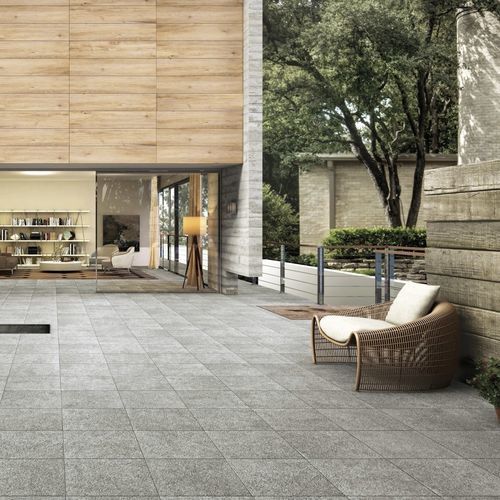 Carrelage en pierre calcaire - IMPETUS - Recer - finition pierre / d'extérieur / de terrasse