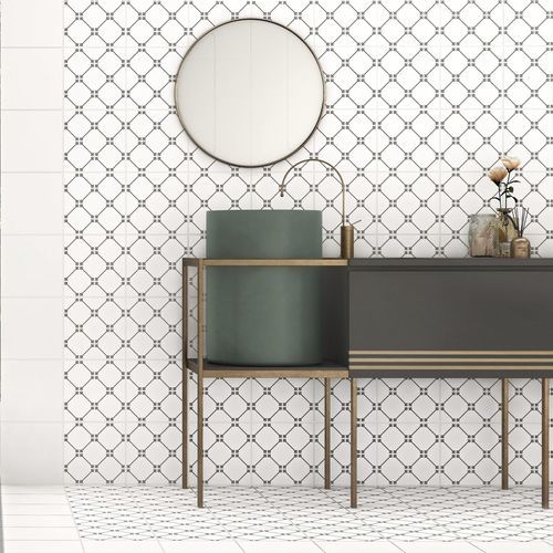 Mosaïque en ciment - SENTIR - Recer - en porcelaine / brillante / mate