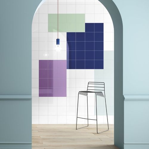 Mosaïque en porcelaine - URBAN - Recer - brillante / d'intérieur / de salon