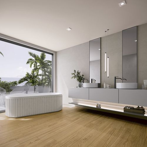 Carrelage en porcelaine - OPAL - Recer - mat / 3D / d'intérieur