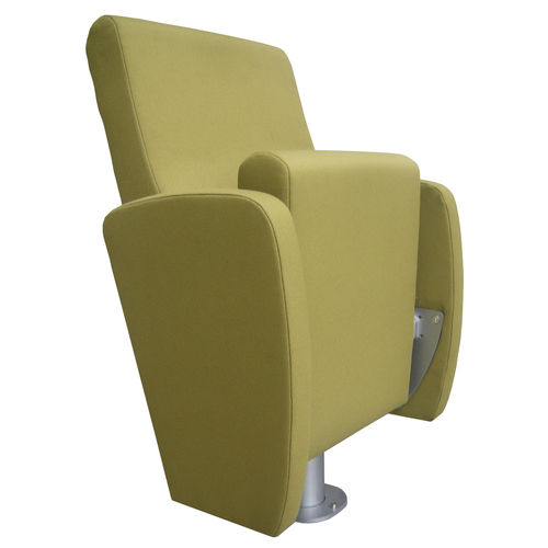 Fauteuil d'auditorium contemporain - TFA - Ezcaray International Seating - en tissu / pliant / rouge