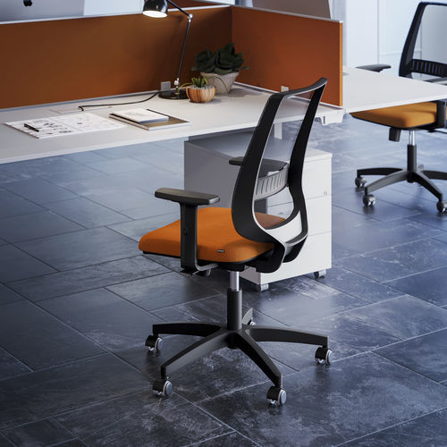 Chaise de bureau contemporaine - LOL - Frezza - d'intérieur / en résille / en plastique