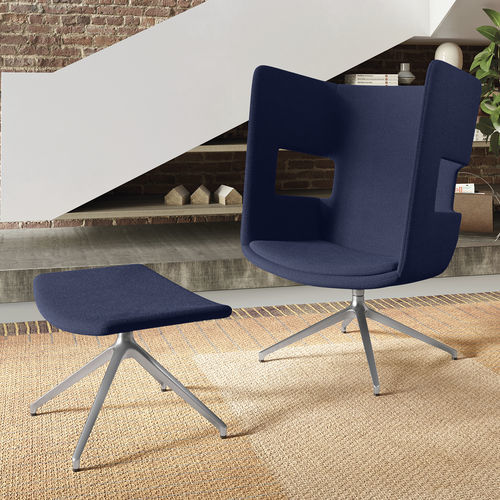 Fauteuil contemporain - POPPEA SOFT - Frezza - en tissu / aluminium / en polyuréthane