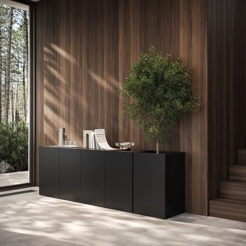 Buffet contemporain - MUX70 - Frezza - en bois / avec tiroirs / à portes battantes