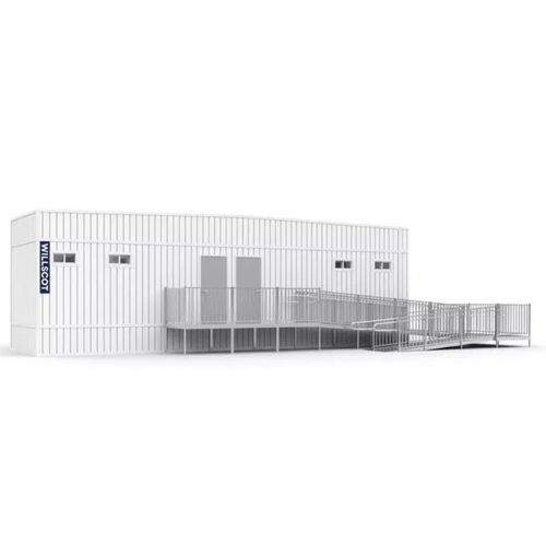Cabine sanitaire en oxyde d'aluminium - ROULOTTES SANITAIRES - Williams Scotsman - en fibre de bois / en acier / en vinyle