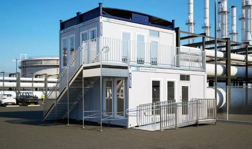 Panneau solaire photovoltaïque pour chauffage - Williams Scotsman - flexible / coloré / de sol