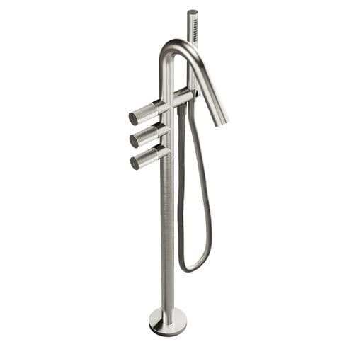 Mitigeur de baignoire - RWIT 6084 IS 01 - Rubinetterie Treemme - au sol / en métal chromé / 1 trou