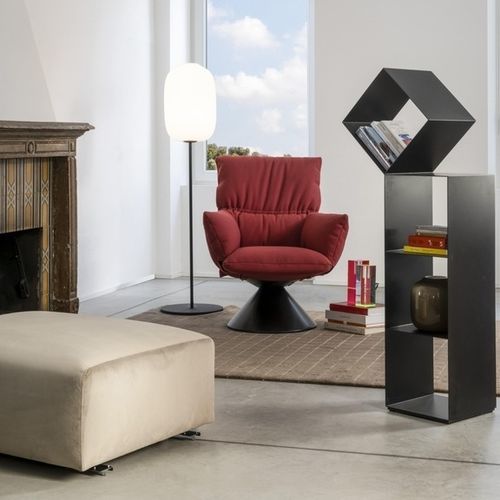 Bibliothèque contemporaine - DROP - Cappellini - en tôle / par Studio Nendo / noire