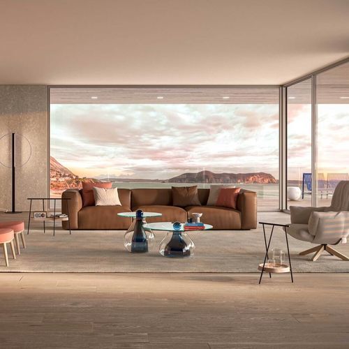 Canapé modulable - OBLONG PLUS - Cappellini - d'angle / contemporain / en tissu