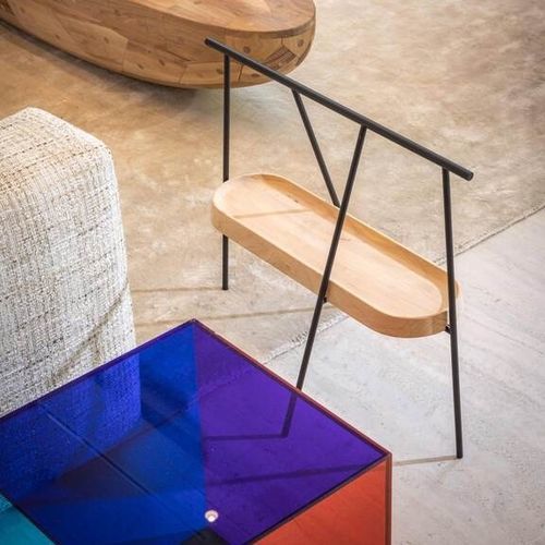 Porte-revues contemporain - PINCH - Cappellini - résidentiel / en métal / en bois massif
