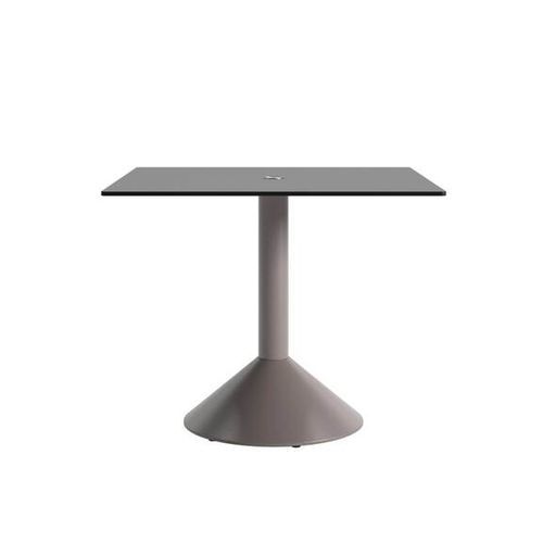 Table contemporaine - LUD'O TECH - Cappellini - en placage de bois / en stratifié haute pression / avec piètement en métal