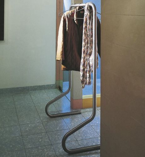 Portant contemporain - HANGMAN - Cappellini - en acier inoxydable / mobile / Fabriqué en Italie
