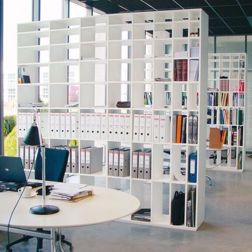 Étagère paravent - PC_7 - Cappellini - contemporaine / en bois laqué / blanche
