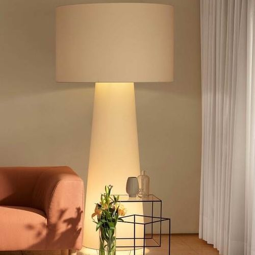 Lampe sur pied - BIG SHADOW - Cappellini - en polyamide / en métal chromé / contemporaine