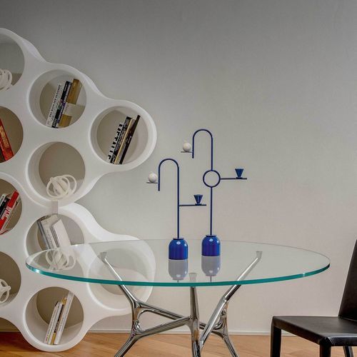 Bougeoir en métal - BLUE - Cappellini