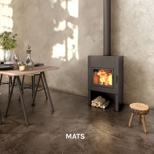 Poêle à bois - MATS - LEENDERS - 0 - 5 kW / 12 kW / à poser