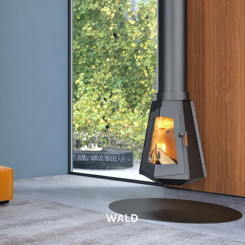 Poêle à bois - WALD - LEENDERS - 0 - 5 kW / 12 kW / suspendu