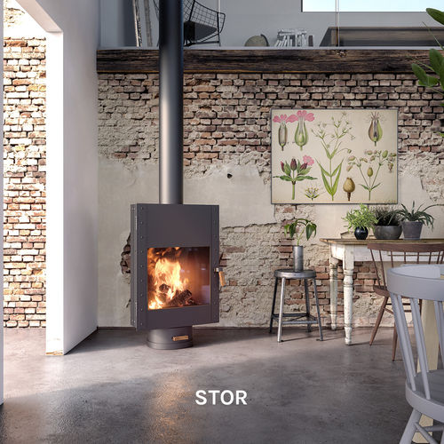 Poêle à bois - STOR  - LEENDERS - 0 - 5 kW / 12 kW / à poser
