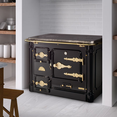 Cuisinière à bois - L-09 CCE - HERGÓM - 2 foyers / 1 four / classe A