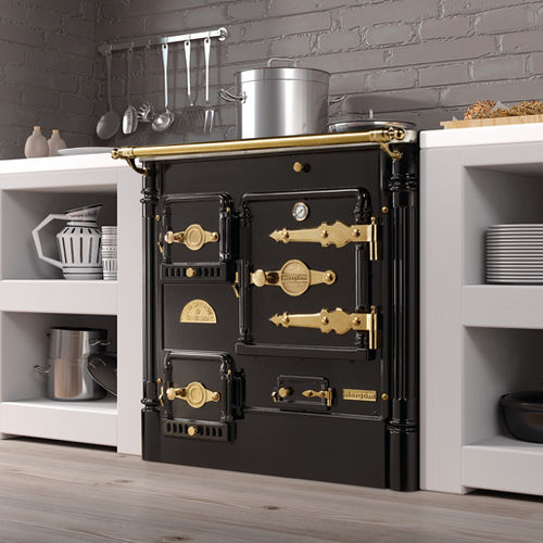 Cuisinière à bois - COCINA L-07 / CC - HERGÓM - 3 foyers / 1 four / à nettoyage manuel