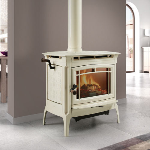 Poêle à bois - MANCHESTER - HERGÓM - 10 kW - 20 kW / à poser / traditionnel