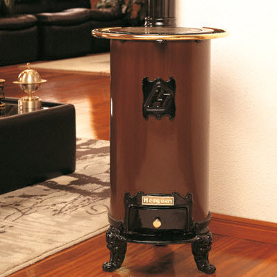 Poêle à bois - LEBEÑA - HERGÓM - 10 kW - 20 kW / à poser / traditionnel