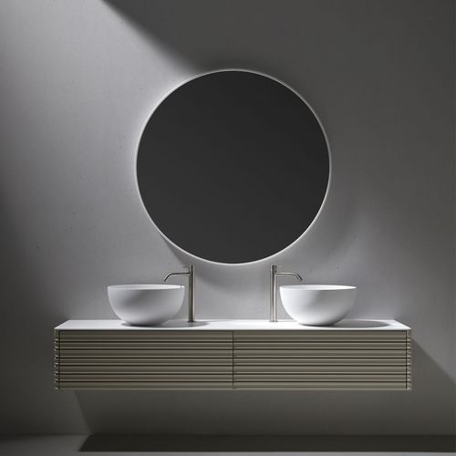 Meuble de salle de bain contemporain - ERNIE - Naxani - résidentiel / MDF / en bois laqué mat
