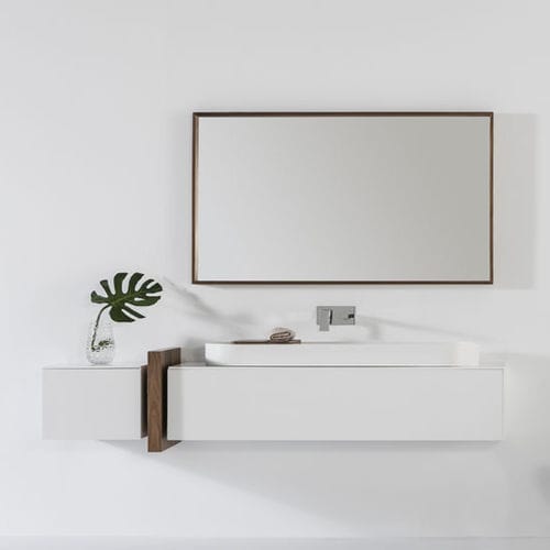 Meuble de salle de bain contemporain - HAYEM - Naxani - résidentiel / en bois laqué mat / en bois massif