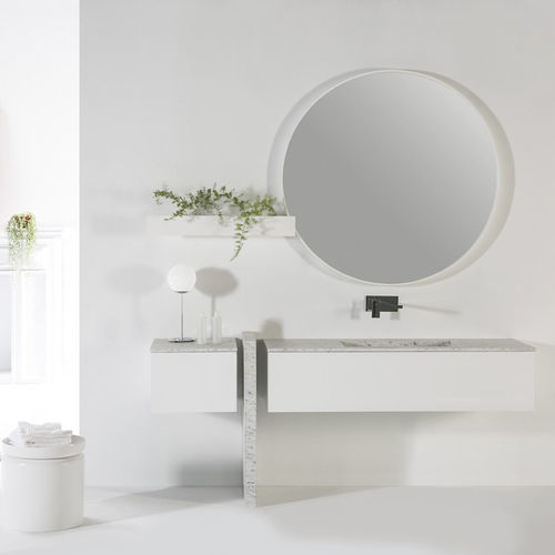 Meuble vasque suspendu - DOLOM - Naxani - MDF / en marbre / contemporain