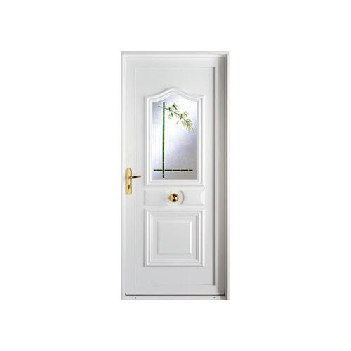 Porte en PVC - VOYEL : BULGARIE VARNA - Millet - d'entrée / en métal / battante