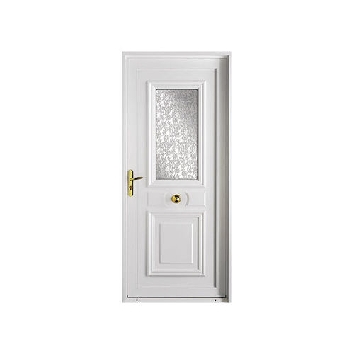 Porte en PVC - VOYEL : GRÈCE INSULA - Millet - d'entrée / en métal / battante