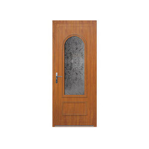 Porte en PVC - VOYEL : MALDIVES LAGON - Millet - d'entrée / en aluminium / battante