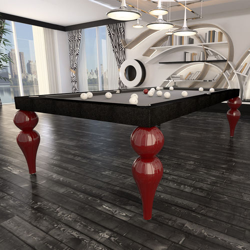 Table de billard design nouveau baroque - CARDINALE - MBM Biliardi - résidentielle / professionnelle / en bois