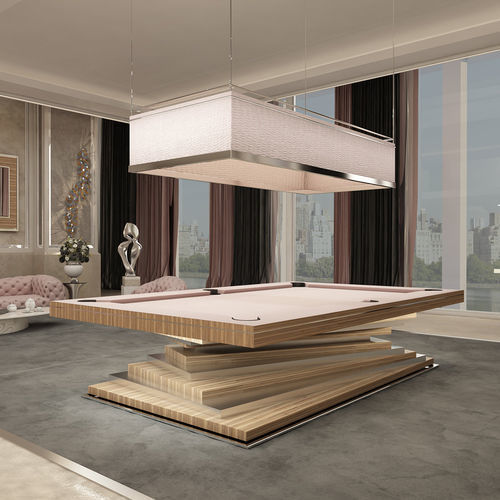 Table de billard contemporaine - ZIGGURAT - MBM Biliardi - résidentielle / professionnelle / en bois