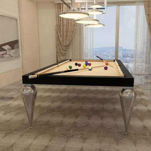 Table de billard design nouveau baroque - CABOCHON - MBM Biliardi - résidentielle / professionnelle / en bois