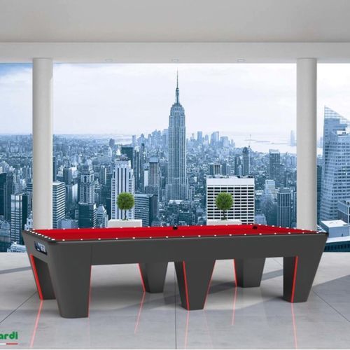 Table de billard contemporaine - Quantum - MBM Biliardi - résidentielle / professionnelle / en bois
