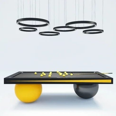 Table de billard contemporaine - Bazilik - MBM Biliardi - résidentielle / en bois / en cuir