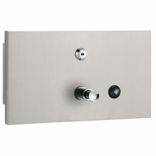 Distributeur de savon manuel - DJE0010CS - Mediclinics, s.a. - professionnel / encastrable / en acier inoxydable