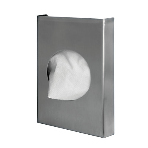Distributeur de sachets hygiéniques mural - AI0920CS - Mediclinics, s.a. - en inox / professionnel