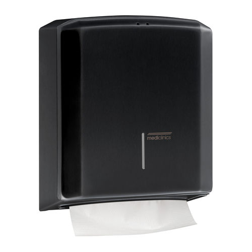 Distributeur de papier toilette en saillie - DT2106B - Mediclinics, s.a. - en acier / professionnel