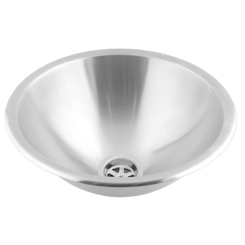 Lave-mains intégré - SN0031CS - Mediclinics, s.a. - rond / en inox